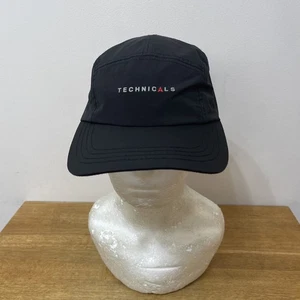 Technicals 5 Panel Herren schwarze leichte Baseball Cap - Gr. M - Bild 1 von 10
