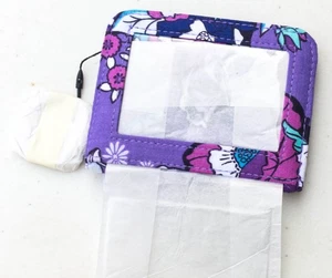 Vera Bradley Campus Double ID Wallet in Enchanted Garden.  NWT - Picture 1 of 4