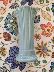 Fiesta Medium Vase 9 5/8” Sky Blue New Fiestaware Made In USA - Picture 1 of 15