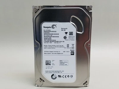 Lot of 10 Seagate Barracuda ST500DM002 500 GB SATA III 3.5 in Desktop Hard Drive - Image 1 of 3