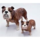 SYLVAC MODELS OF TWO BRITISH BULL DOGS
