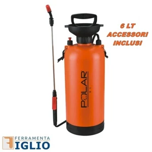 Pompa Irroratrice a Spalla Nebulizzatore a Pressione 6L per Trattamento Diserbo - Picture 1 of 1
