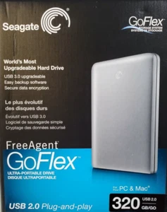 Seagate FreeAgent GoFlex 320GB External Hard Drive 5400RPM - STAA320101 - Picture 1 of 2