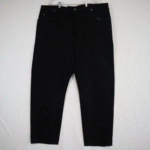Wrangler Jeans Mens 46x32 Hero Relaxed Fit Five Star Premium Denim Black NWT - Picture 1 of 9