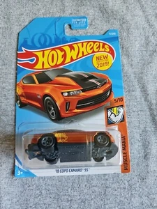Hot Wheels 18 Copo Camaro SS 2019 naranja 71/250 Little Bend Muscle Mania - Imagen 1 de 6