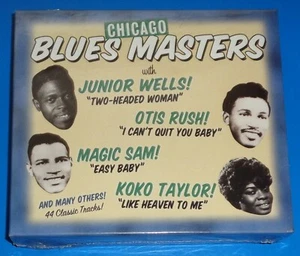 CHICAGO BLUES MASTERS Junior Wells/Otis Rush/Magic Sam/Koko Taylor - 2 CD SEALED - Imagen 1 de 2