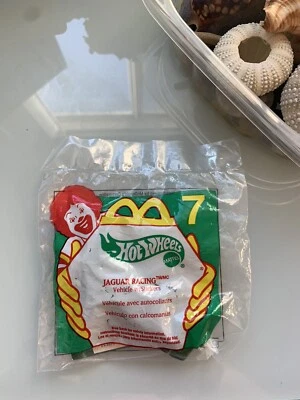 Juguete Happy Meal Vintage Hot Wheels Miniatura SIP Verde Jaguar Racing McDonald's Foto 1 de 4