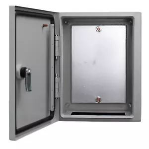Metallgehäuse Stahlblech Schaltschrank Industriegehäuse Verteilerschrank IP66 - Bild 1 von 6