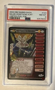 PSA 8 POP 2 2003 DBZ Score Babidi Saga Majin Vegeta the Malevolent UR LIMITED - Picture 1 of 6