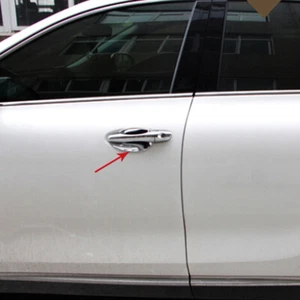 For KIA Sorento 2016-2020 Chrome Side Door Handle Cup Bowl Cover Trim - Bild 1 von 6