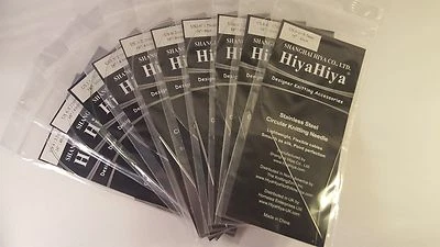 HiyaHiya Acciaio Inox Circolare Lavoro a Maglia Aghi, 0.7-7.5 MM,40 CM / 40.6cm - Immagine 1 di 4