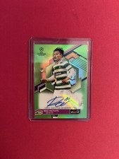 2022-23 Topps Finest UCL Reo Hatate Neon Green Refractor Auto Autograph 63/99