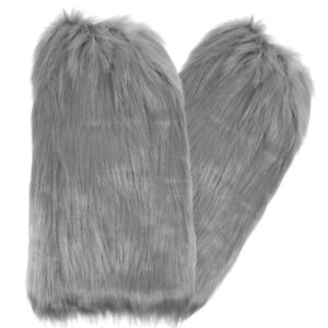 Faux Fur Leg Warmers for Women Winter Party Costumes-MI
