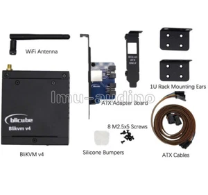 BliKVM v4 For Allwinner H616 soc "KVM over IP" PoE HDMI Video Loop through PiKVM - Bild 1 von 5