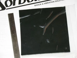 SORBOTHANE SHEET 4X4x1/10" 100mmx100mmx2.5mm VIBRATION ISO RUBBER PAD SQUARE 70D - Picture 1 of 2