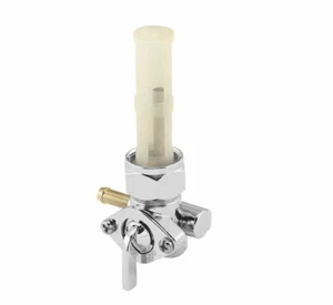 Harley PETCOCK GAS COMBUSTIBLE 22 mm Harley CROMO IZQUIERDO 90 grados GRIFO IZQUIERDO - Imagen 1 de 1
