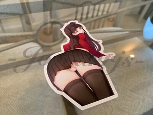 Fate - Anime - Rin Tohsake “Peek” Sticker Vinyl Decal Custom manga laptop binder - Picture 1 of 11