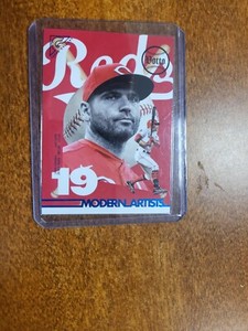 2022 Topps Gallery Modern Artists #MA-15 Joey Votto Cincinnati Reds blue /99