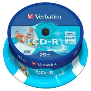 Verbatim CD-R 700MB Protección Extra 52x Velocidad 25 unidades - Imagen 1 de 3