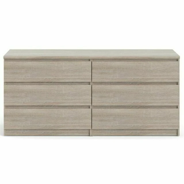 Tvilum Scottsdale 70296CJ 6 Drawer Double Dresser - Truffle