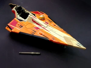 Star Wars Hasbro Attack of the Clones Saesee Tiin Jedi Starfighter Vehicle 2001 - Picture 1 of 8