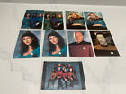 Nine Star Trek The Next Generation / Star Trek Generations postcards (1991/1994)