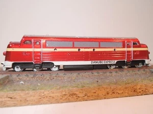 ++ Spur N Diesellok Danube Express Nohab M61 Standmodell ohne Motor - Picture 1 of 4