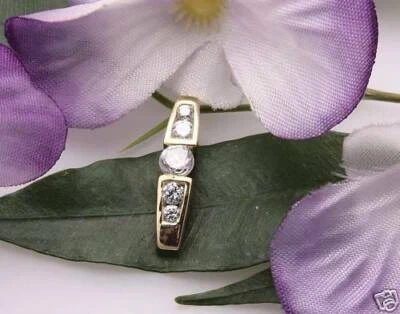 Pendentif en Or 333 5 Zircon Qualité or Jaune Femme - Photo 1/2