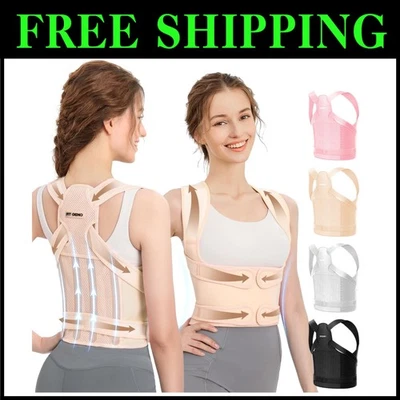 Corrector de postura para la salud espinal: ajustable y transpirable Foto 1 de 4