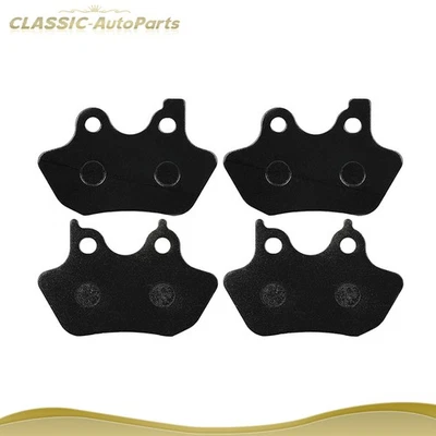 Front Rear Performance Carbon fiber Brake Pads for Harley Davidson Fatboy - Image 1 of 4