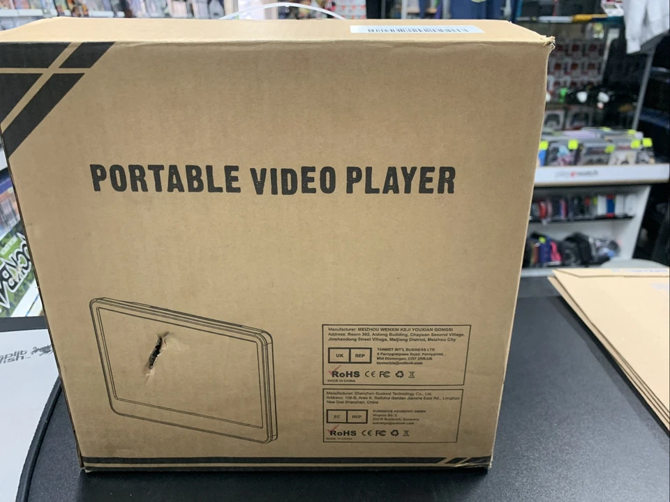 2x10,5" Auto Kopfstütze TV Monitor Tragbarer DVD Player AKKU USB HDMI Für Kinder - Bild 1 von 4