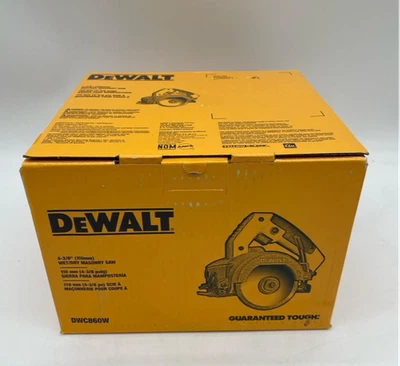 Cortador de azulejos portátil húmedo/seco DeWalt, 4-3/8 pulgadas (DWC860W) eléctrico con cable Foto 1 de 4