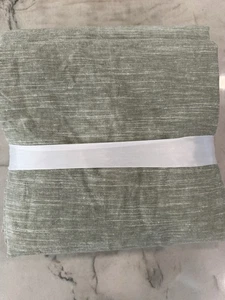 2 Pottery Barn Teen Evelyn Linen Blend Blackout Curtains 54 x 84 Sage Green - Picture 1 of 5