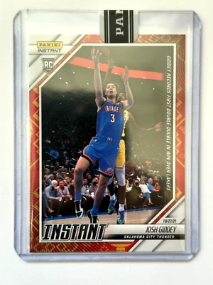 2021-22 Panini Instant Josh Giddey #15 First Double-Double Red Rookie RC /88 - Image 1 of 2