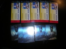 DAVID JUSTICE LOT of 5 - 1991 SILVER STAR SERIAL NUMBERED - BRAVES 