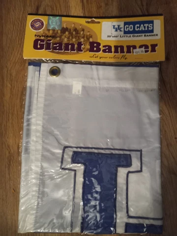 Kentucky Wildcats Giant Banner 20"x60" Stocking Stuffer NEW Premium Quality Cover