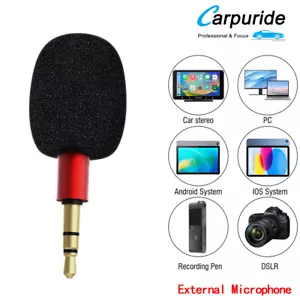 Carpuride 3,5 mm externes Mikrofon Autoradio Stereo für Carplay GPS DVD Kamera - Bild 1 von 5