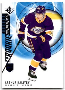 2020-21 SP BLUE #104 ARTHUR KALIYEV RC KINGS ROOKIE AUTHENTICS