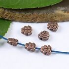 40 pièces antique couleur cuivre 2 côtés perles espaceur de feuilles h1903
