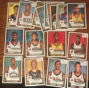 2005-06 TOPPS 1952 STYLE ROOKIE LOT / PART SET (19) DIFFERNT NATE FRYE FELTON RC