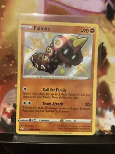 Pokémon TCG Falinks Shining Fates SV074/SV122 Holo Shiny Holo Rare - Picture 1 of 2