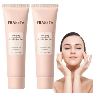 2PCS Purifying Exfoliating Gel Exfoliating Gel Exfoliating Face Scrub Facial ... - Picture 1 of 4