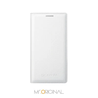 Funda Original Samsung Oficial Galaxy A3 Abatible (EF-FA300) Blanca Foto 1 de 4