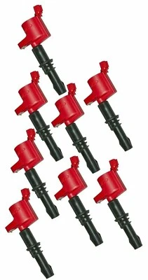 MSD 82438 HIGH OUTPUT BLASTER COILS FORD MUSTANG 05-10 3V SOHC 4.6L 5.4L (Qty 8) - Image 1 of 2