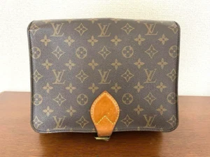 LOUIS VUITTON CARTOUCHIERE GM SHOULDER BAG PURSE MONOGRAM M51252 - Picture 1 of 11