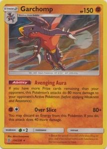 Tarjeta Pokémon Garchomp 114/236 Holo Unified Minds casi nueva - Imagen 1 de 1