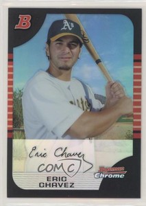 2005 Bowman Chrome Refractor Eric Chavez #2
