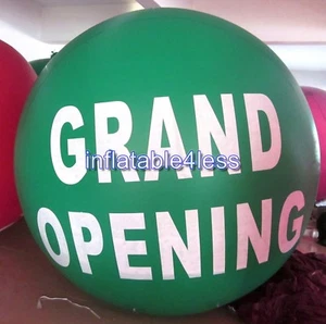 GRAN APERTURA 7 pies VERDE Publicidad Redonda Aire o Helio Globo Bola ESFERA - Imagen 1 de 2
