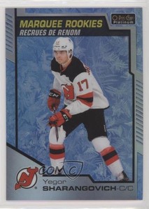 2020-21 O-Pee-Chee Platinum Arctic Freeze /99 Yegor Sharangovich #178 Rookie RC