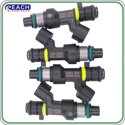 Inyector de combustible 4 piezas para Nissan 2009-2014 Cube 2009-2015 Tiida 2007-12 Versa 1,8 L Foto 1 de 4